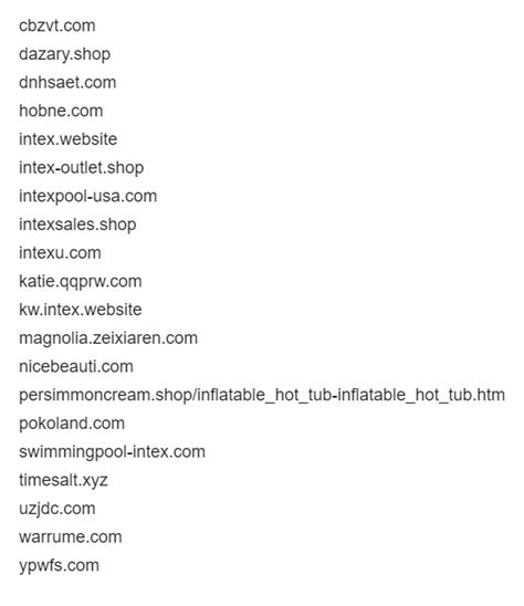 fbi list of fraudulent websites.
